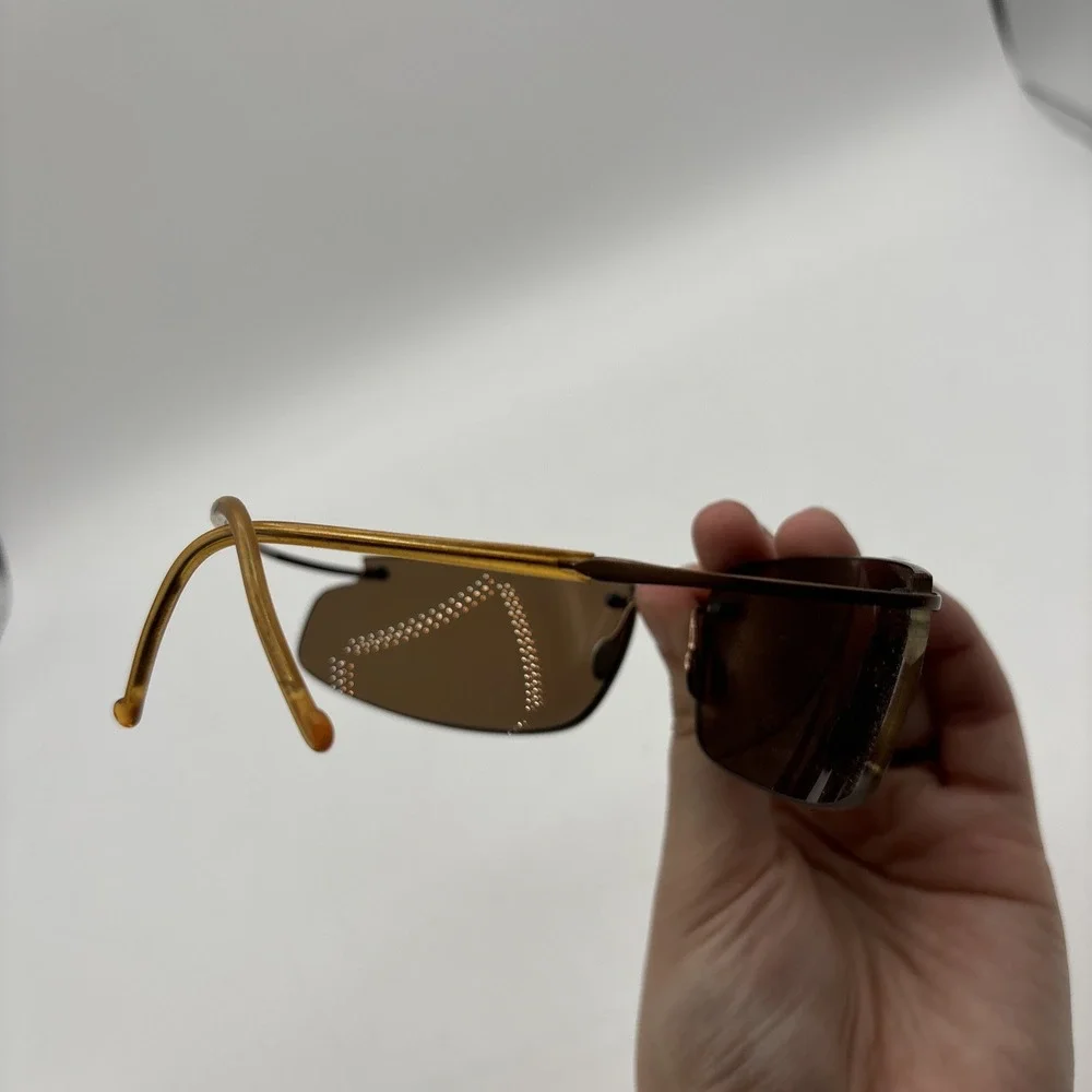 Maui Jim Big Beach MJ 518-21 Titanium Flex Polarized Lenses VTG